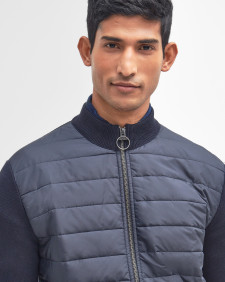 Essential Carn Quilted Jumper Classic Navy
