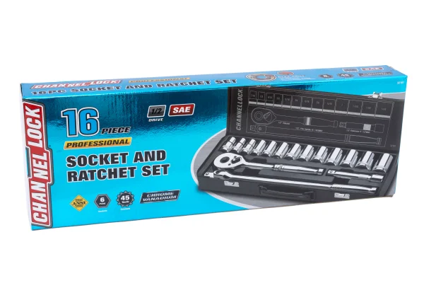 32161 16pc 1/2" SAE Drive Socket Set