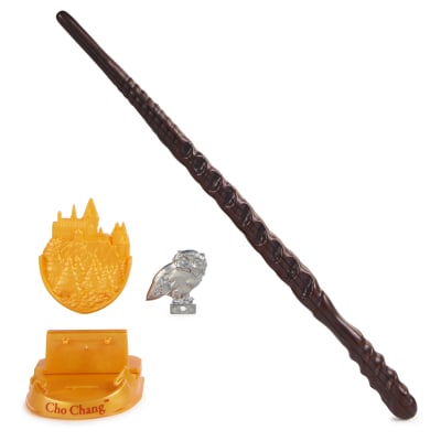 Wizarding World Harry Potter, 12-inch Magical Collector Cho Chang Wand with Stand & Die-cast Icon, Magical Creatures Series