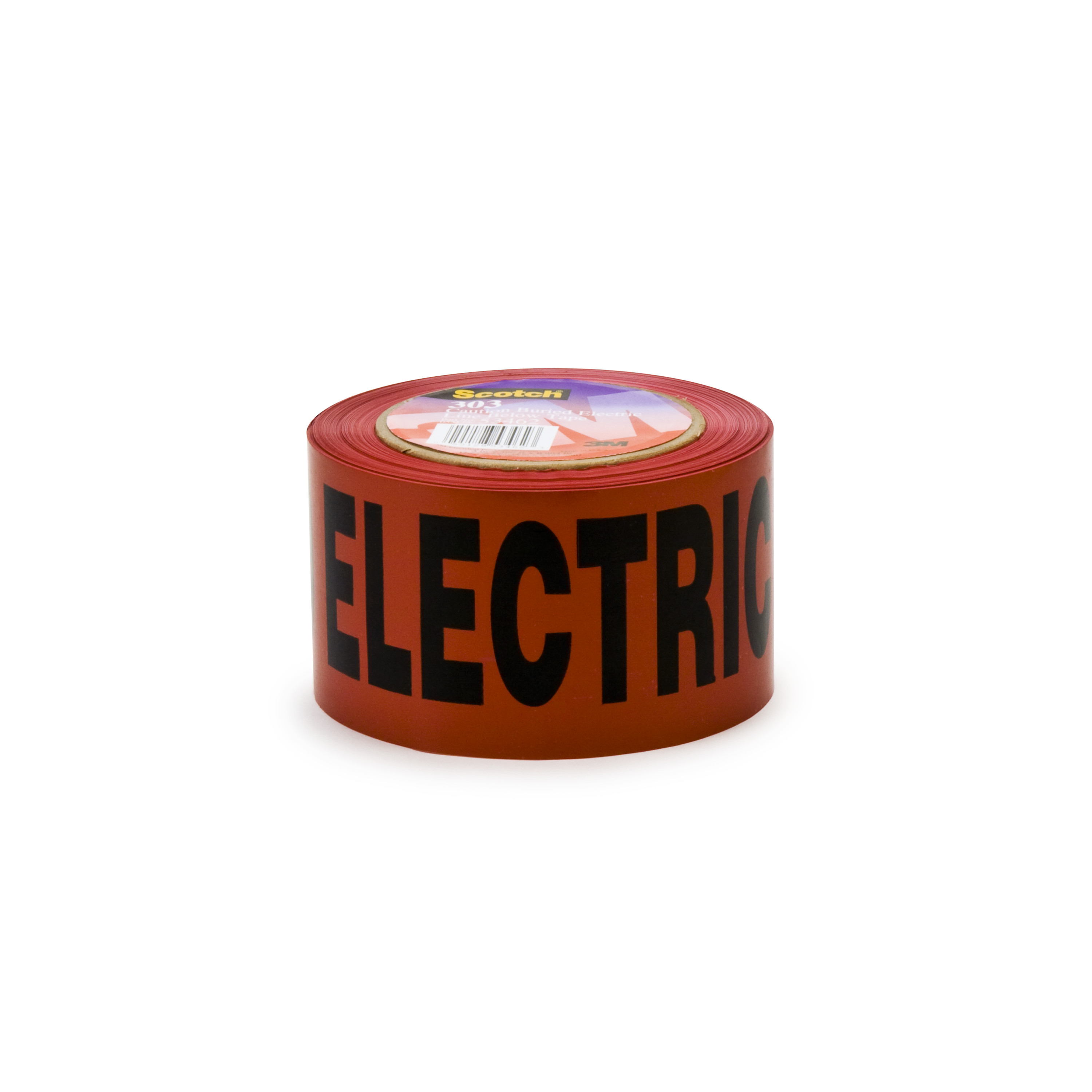 Scotch® Buried Barricade Tape 302, CAUTION BURIED ELECTRIC LINE, 3 in x
1000 ft, Red, 8 rolls/Case