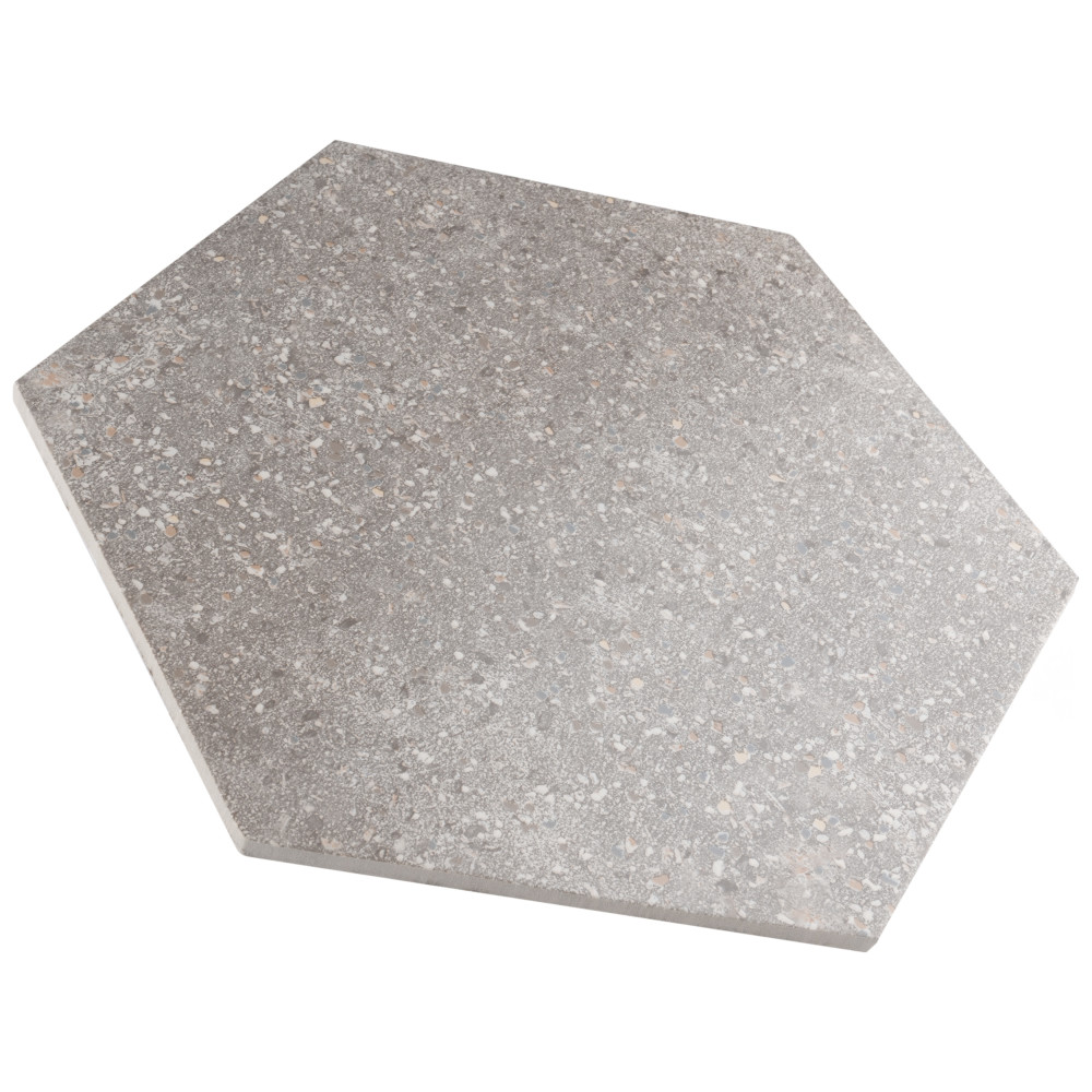 Palazzo Hex Nuvola 14-1/8 in. x 16-1/4 in. Porcelain Floor and Wall Tile