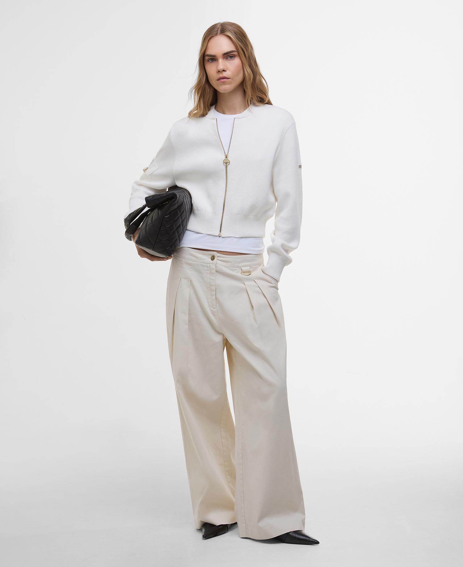 Priya Knitted Bomber Jacket image number 1