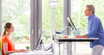 Adjust to your personal ergonomic profile to prevent neck, back and eye strain.