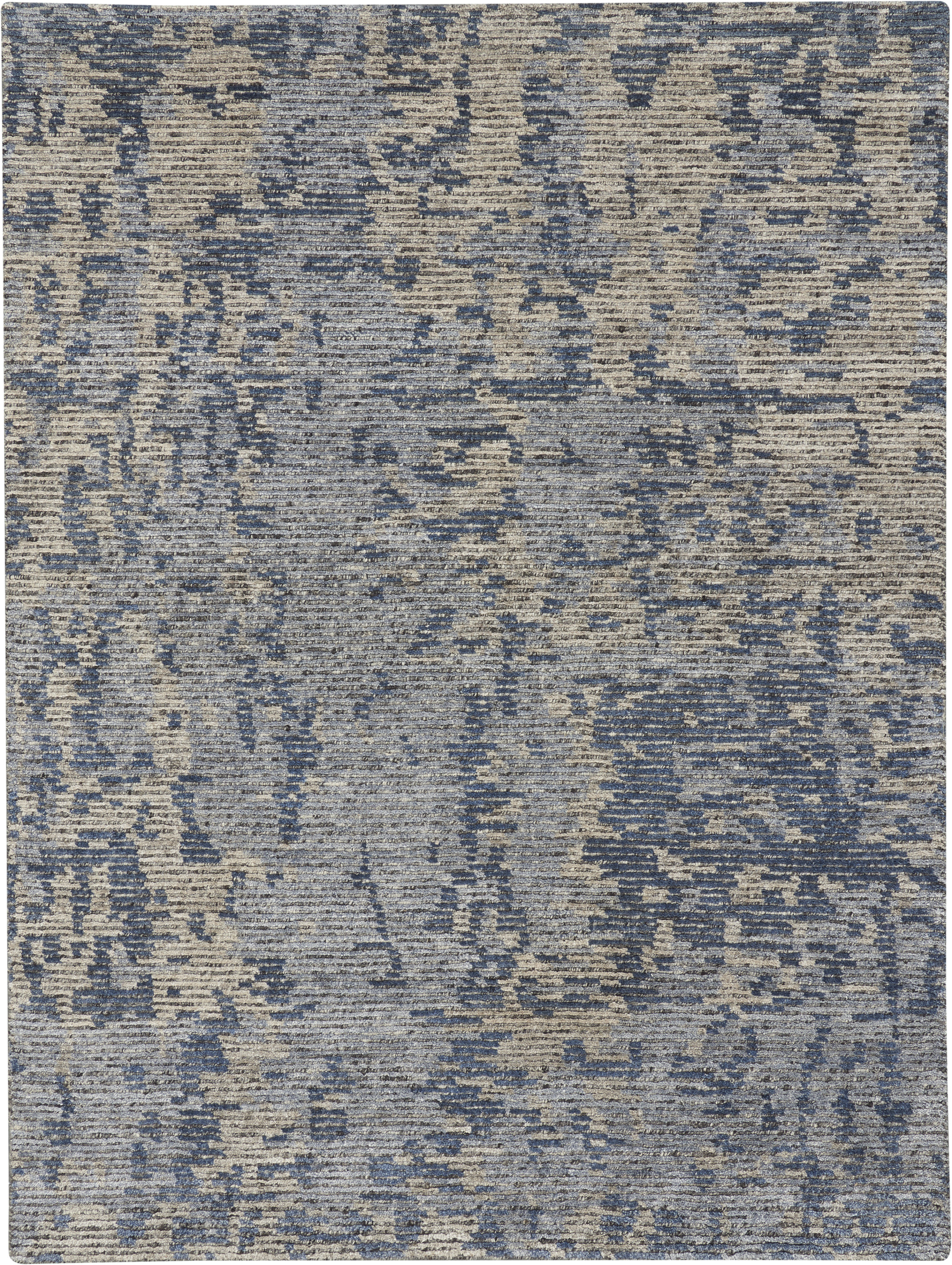 Nourison Ellora 5'6" x 7'5" Graphite Modern Indoor Rug