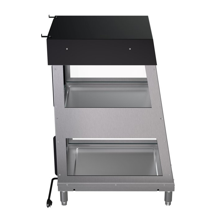 16-inch-wide 120-volt self-serve hot food display case