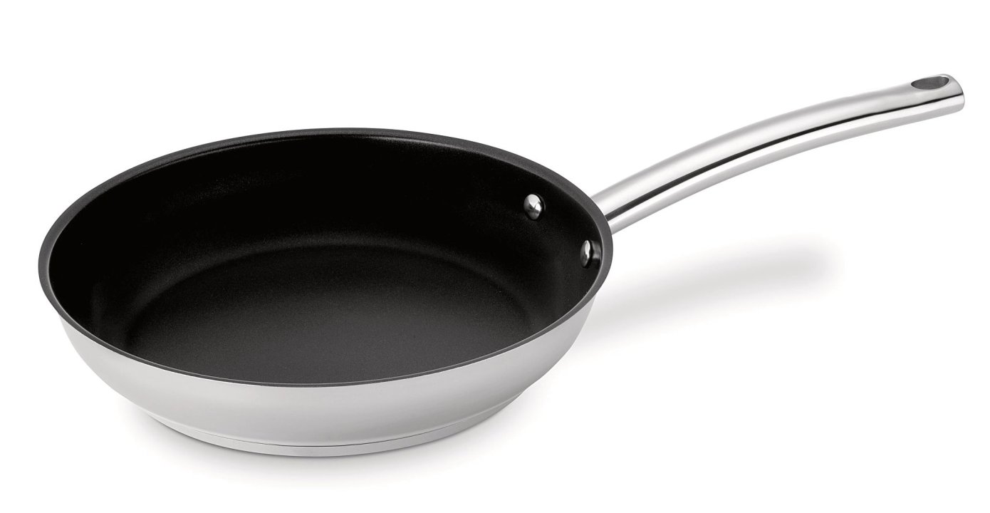 Sartén Inox First de acero inoxidable de 18 centímetros lista para la inducción con antiadherente