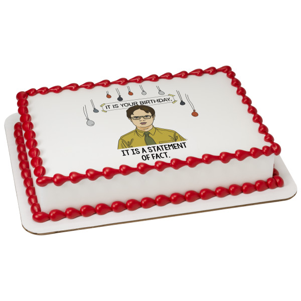 The Office Statement of Fact. PhotoCake® Edible Image®