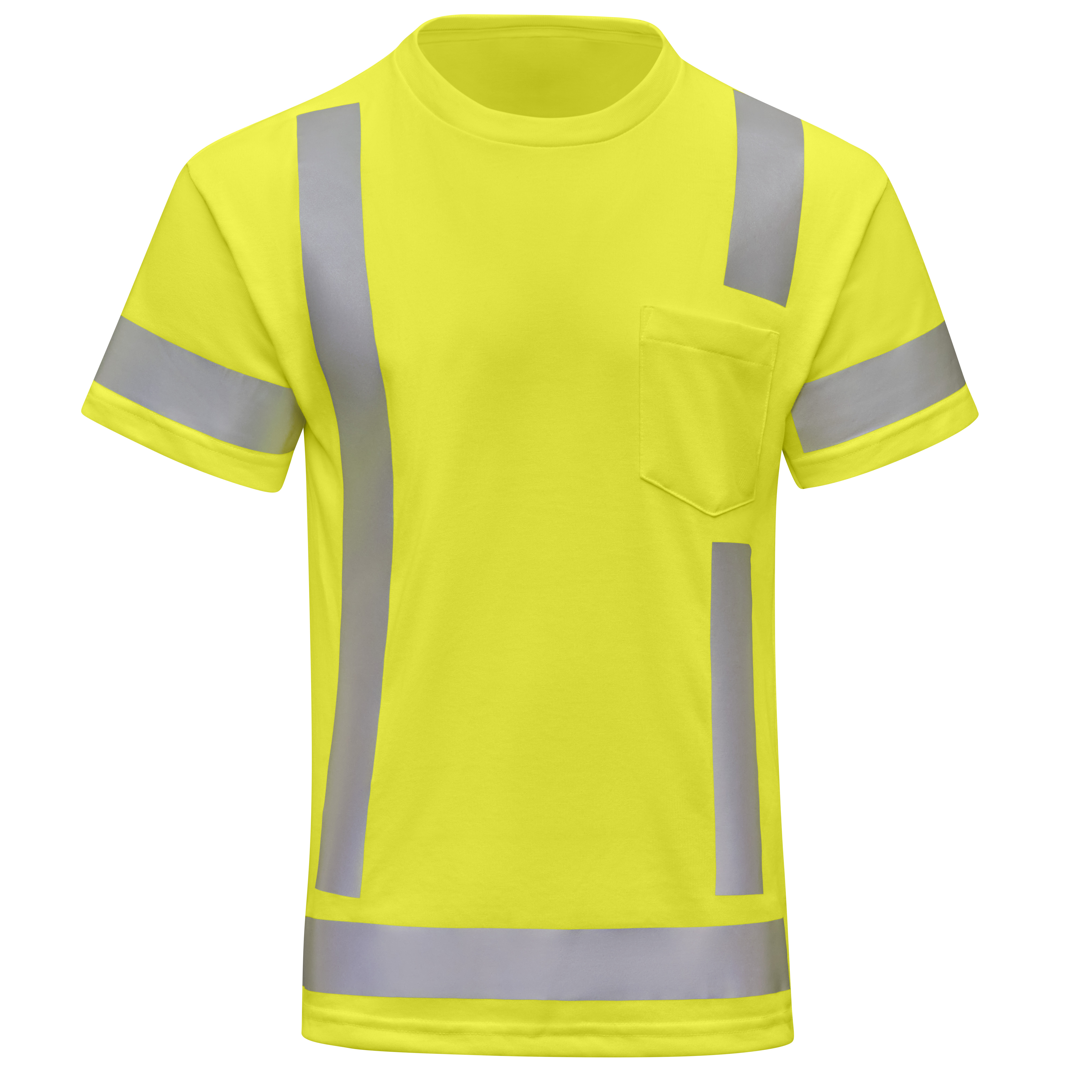 Hi-Visibility Short Sleeve Pocket T-Shirt - Type R Class 3-Red Kap