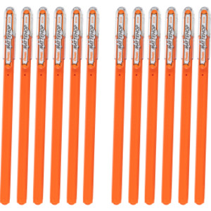 Hybrid Mattehop Gel Roller, Orange, 12 Pack