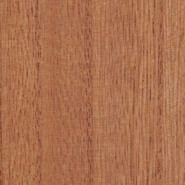 Light brown wood panel with narrow vertical grain and fine texture, showing subtle knots and color variation; flatly lit close-up sample against a neutral background, no surrounding context.