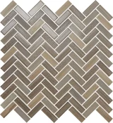 Serentina Solitude 12×13 Herringbone Mosaic Glossy Serentina Solitude 12×13 Herringbone Mosaic Glossy
