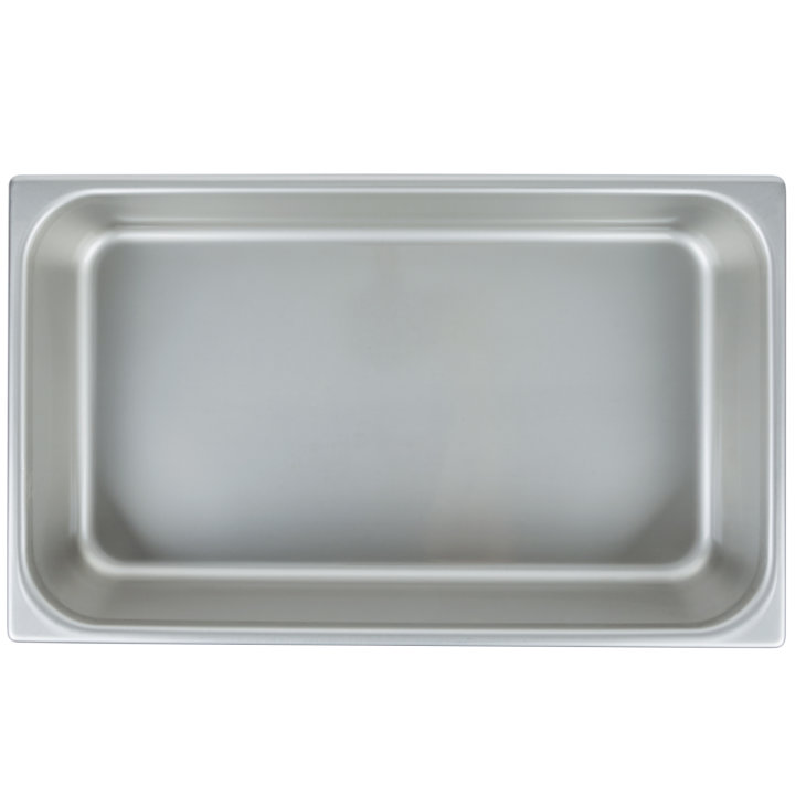 Full-size 2 ½-inch-deep stainless steel deli pan