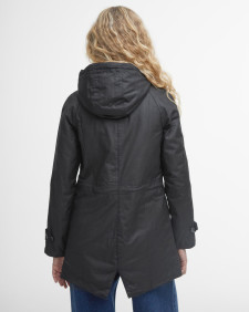 Cannich Waxed Jacket Black-Modern