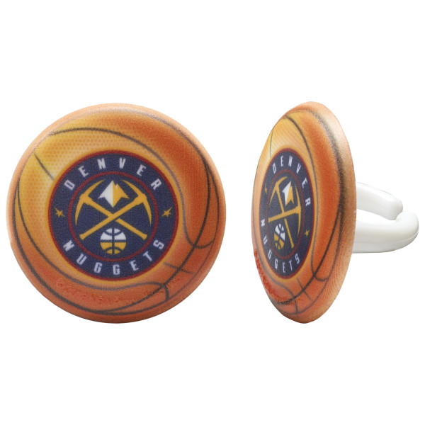 NBA Team Basketball Cupcake Rings