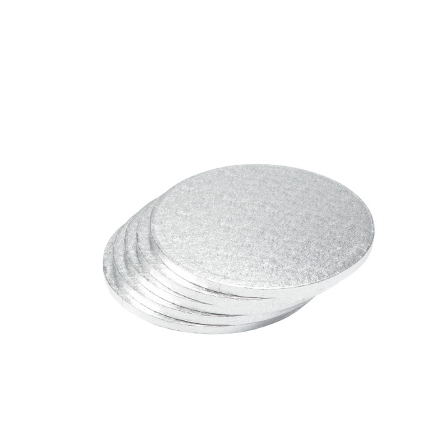 10" Round Silver Foil Cake Board