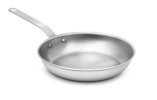 10-inch Wear-Ever® aluminum fry pan with natural finish and plated handle