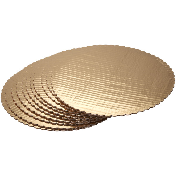 12" Round Gold Cake Board