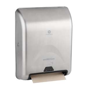 Georgia Pacific, enMotion Recessed, Electronic Roll Towel Dispenser, Stainless Steel