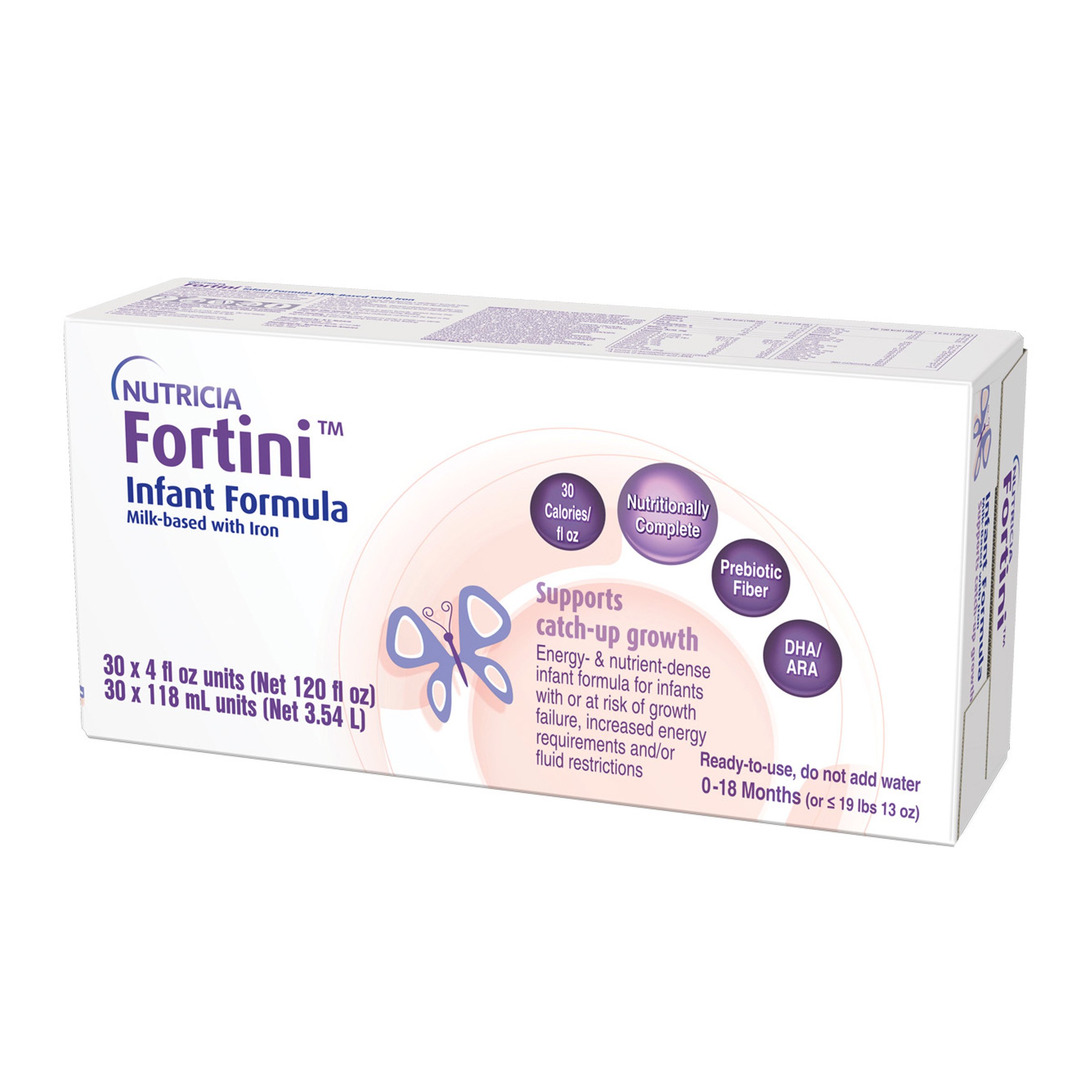 Fortini Infant Formula, 4-ounce carton MK 1189053