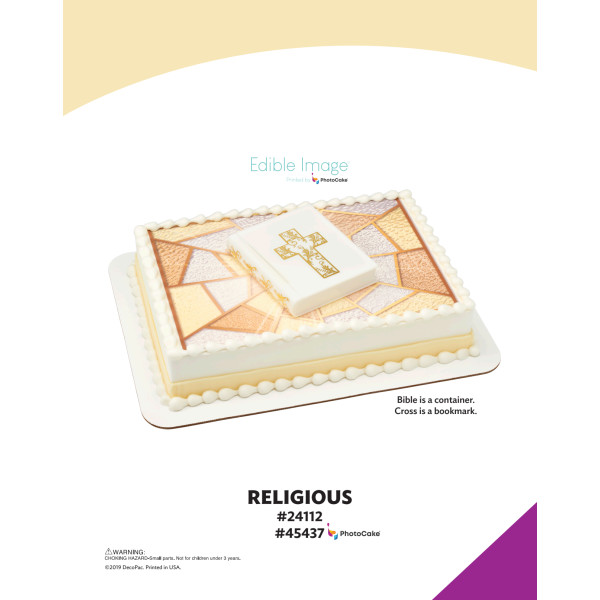 Religious The Magic of Cakes® PhotoCake® Enhanced Background Page