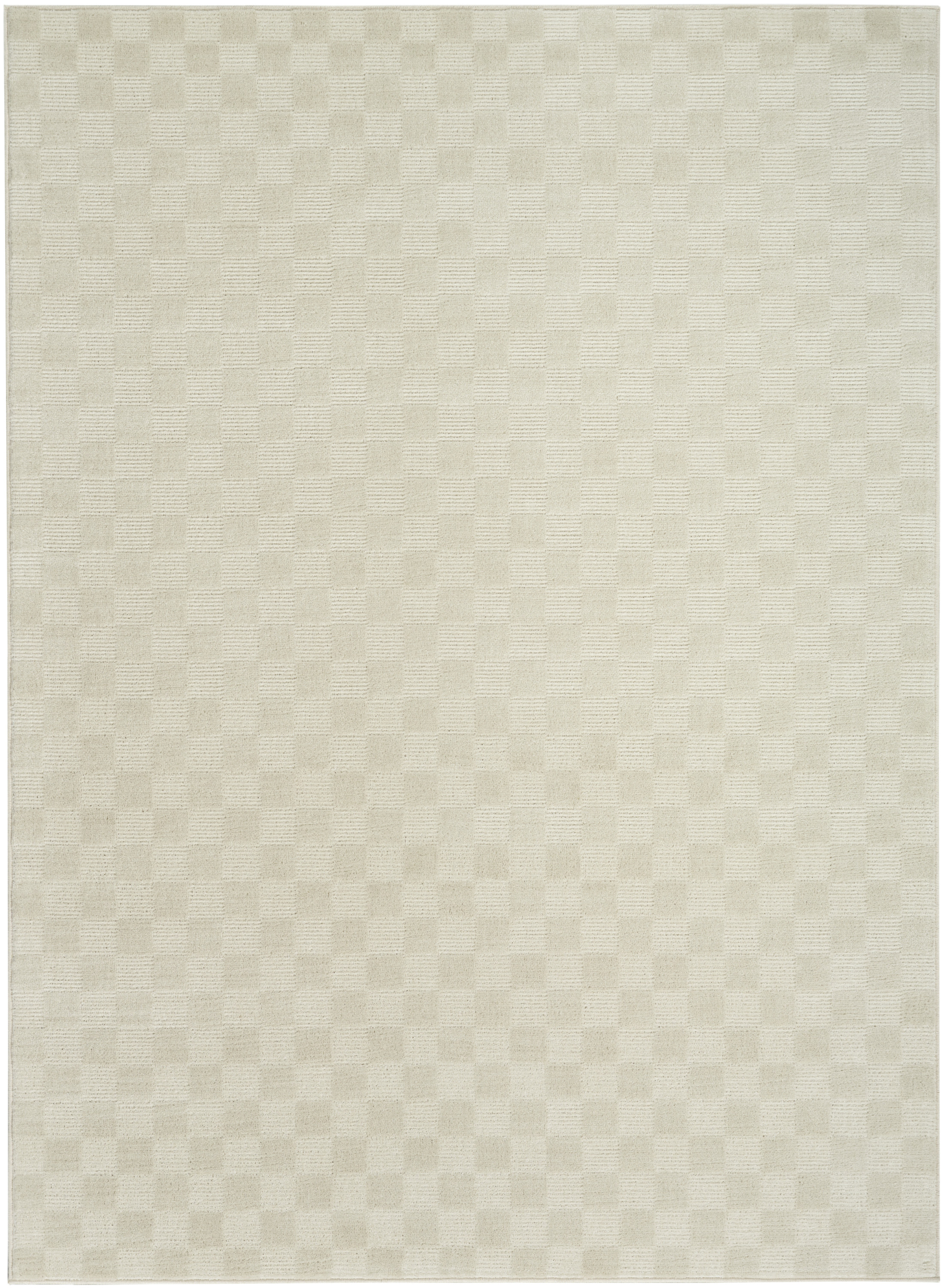 Nourison Serenity Home 3'11" x 5'11" Ivory Modern Indoor Rug