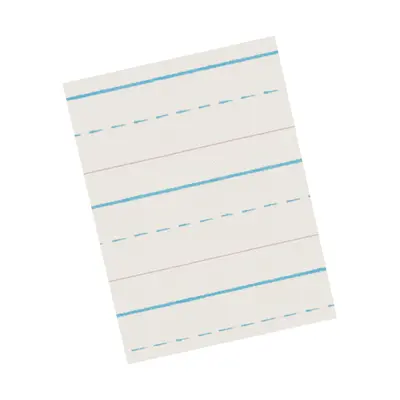 Pacon  Newsprint Handwriting Paper, Skip-A-Line, Grade 1, 1/2 in x 1/4 in x 1/4 in ruled 11