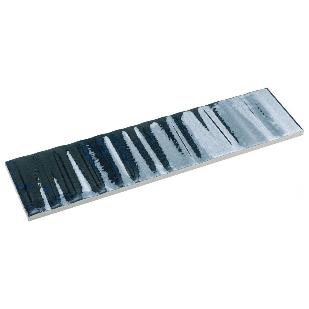 Joliet Prisma Sapphire 3 in. x 12 in. Ceramic Wall Tile