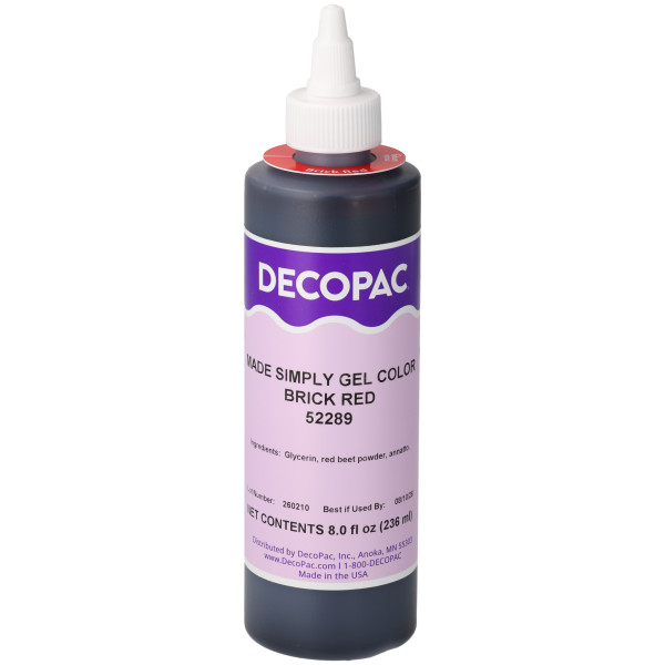 Brick Red Made Simply™ Premium Gel Color
