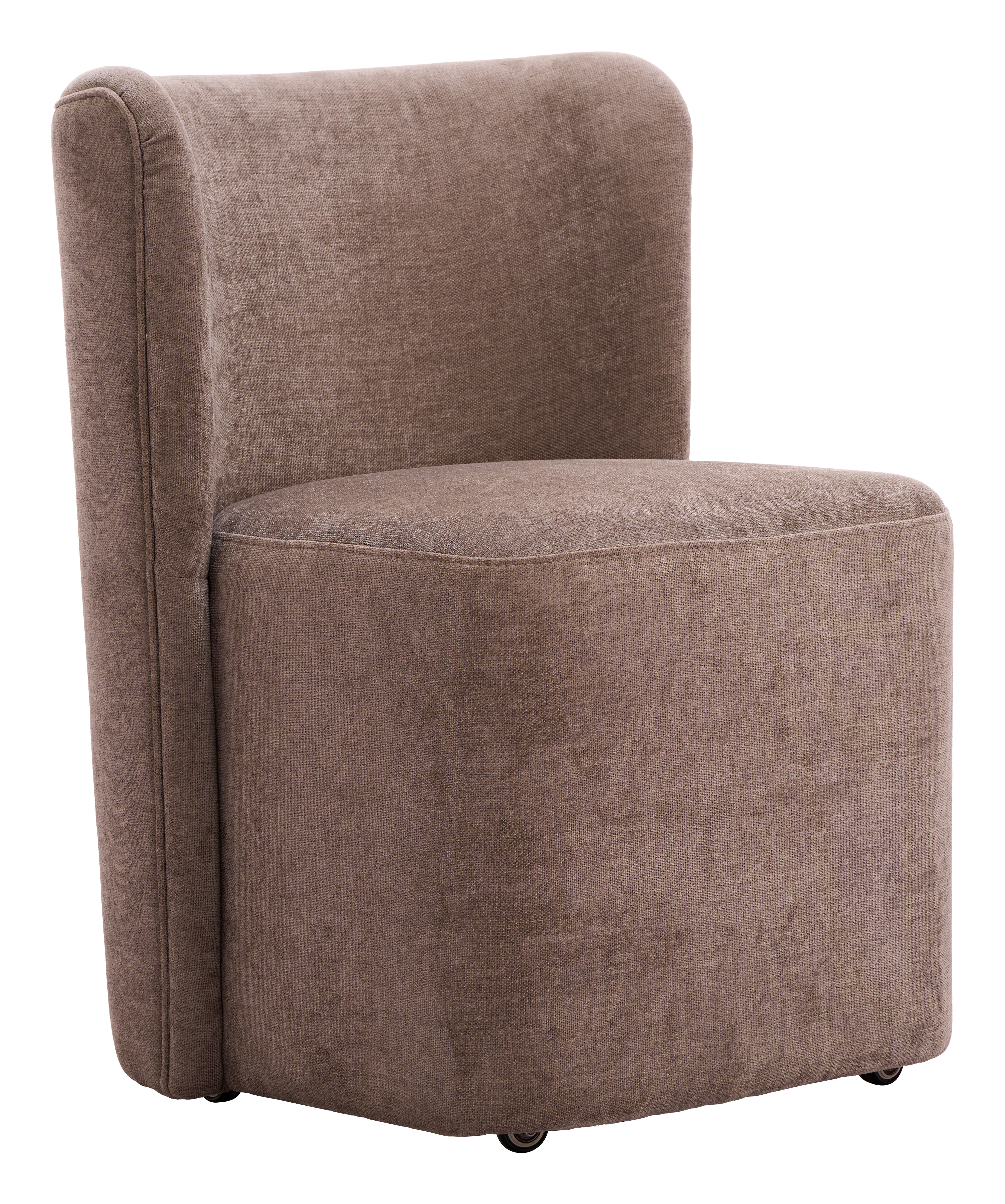 Bambun Dining Chair with Wheels Taupe product image