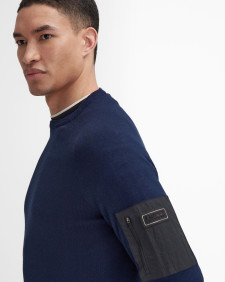 Blades Crew Neck Jumper Classic Navy