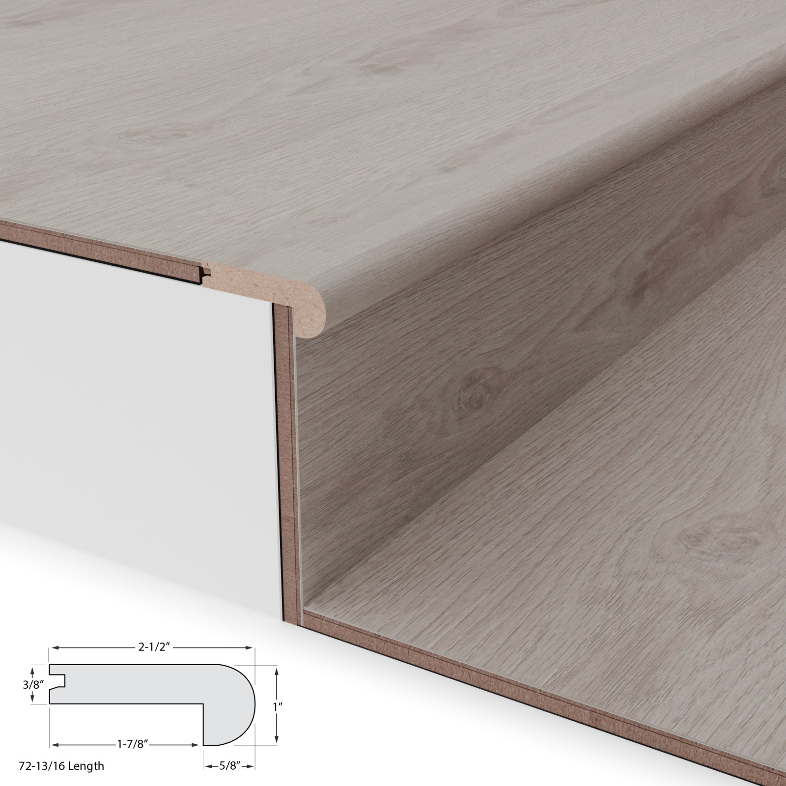 Grayfish Cali Stair Nosing view 4