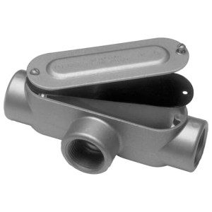 Red Dot Type T Rigid Conduit Body With Cover and Gasket