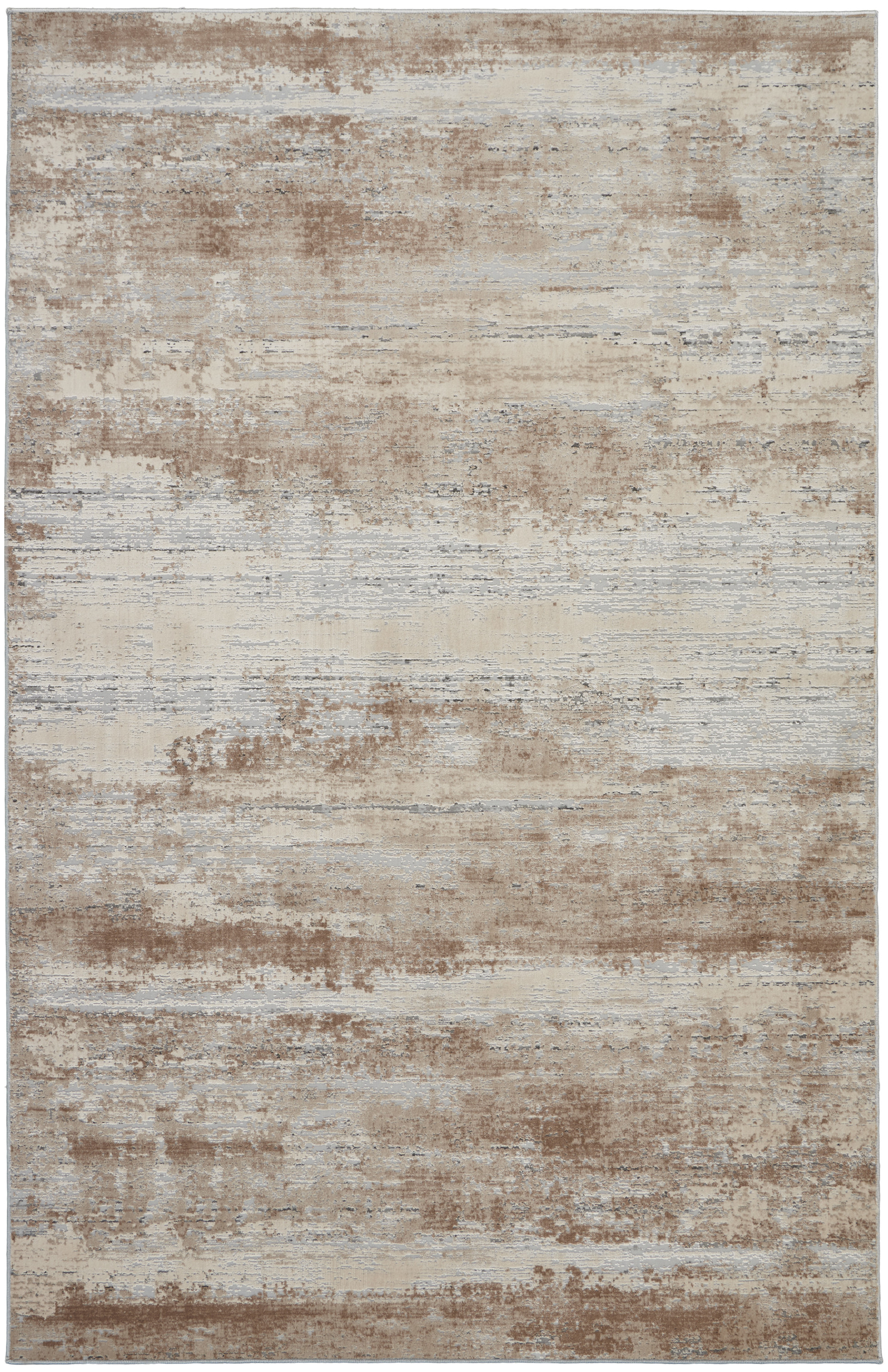 Nourison Rustic Textures 3'11" x 5'11" Beige Modern Indoor Rug