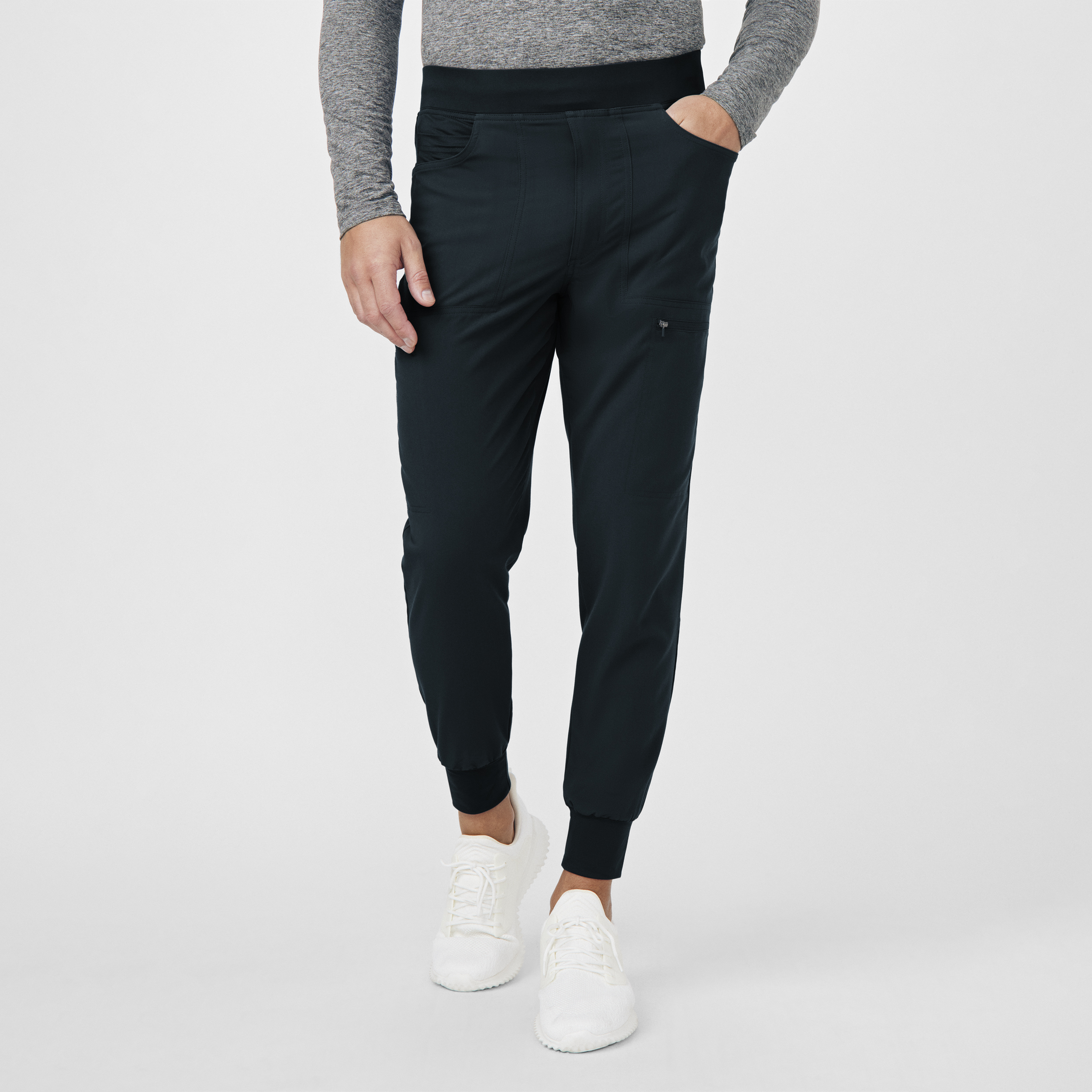 White Cross CRFT Men&#8216;s Jogger Scrub Pants-White Cross