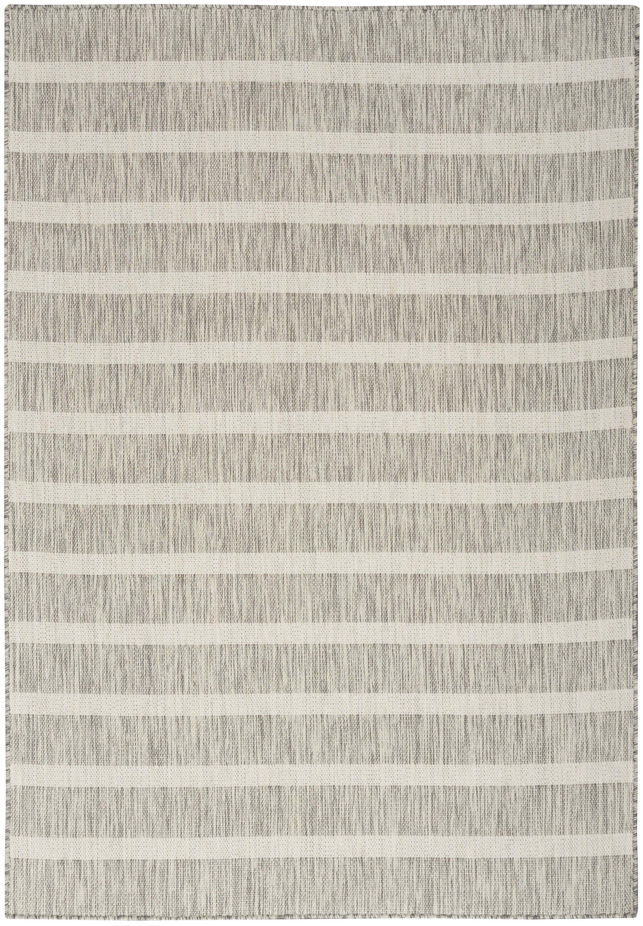 Nourison Positano 7' x 10' Grey Ivory Modern Rug