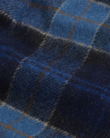 Tartan Lambswool Scarf Midnight