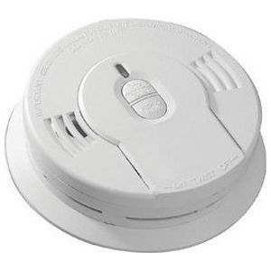 White, Sealed Battery Smoke Alarm with Smart Hush