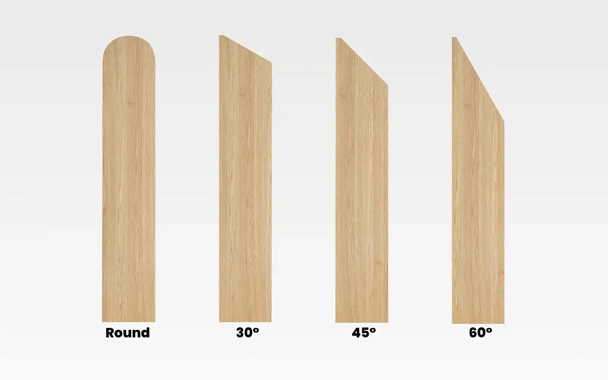 Drum bearing edges