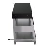 42-inch-wide 208-240-volt 3-pan humidity-controlled hot food display case