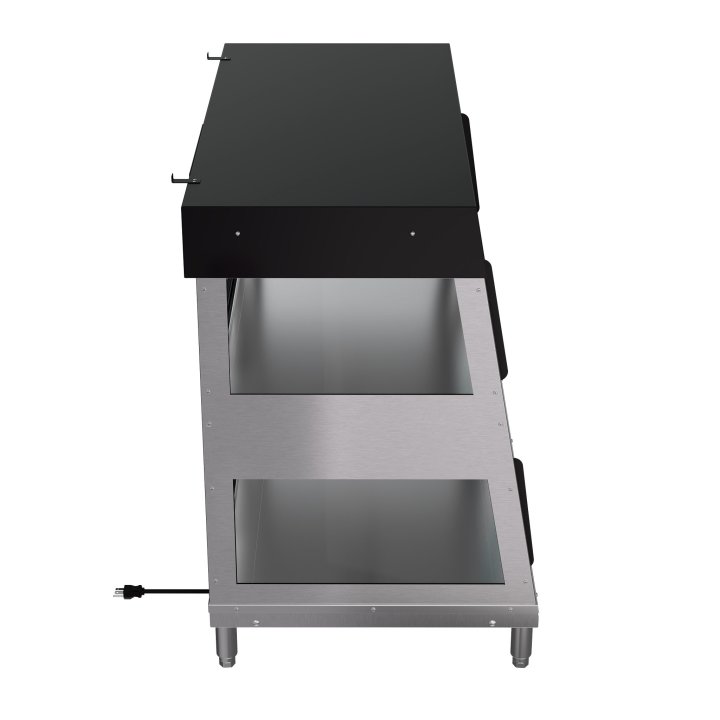 42-inch-wide 208-240-volt 3-pan humidity-controlled hot food display case