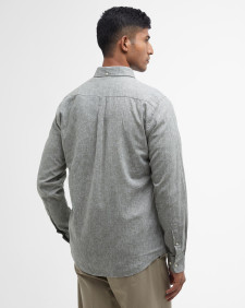 Nelson Tailored Long-Sleeved Shirt Bleached Olive