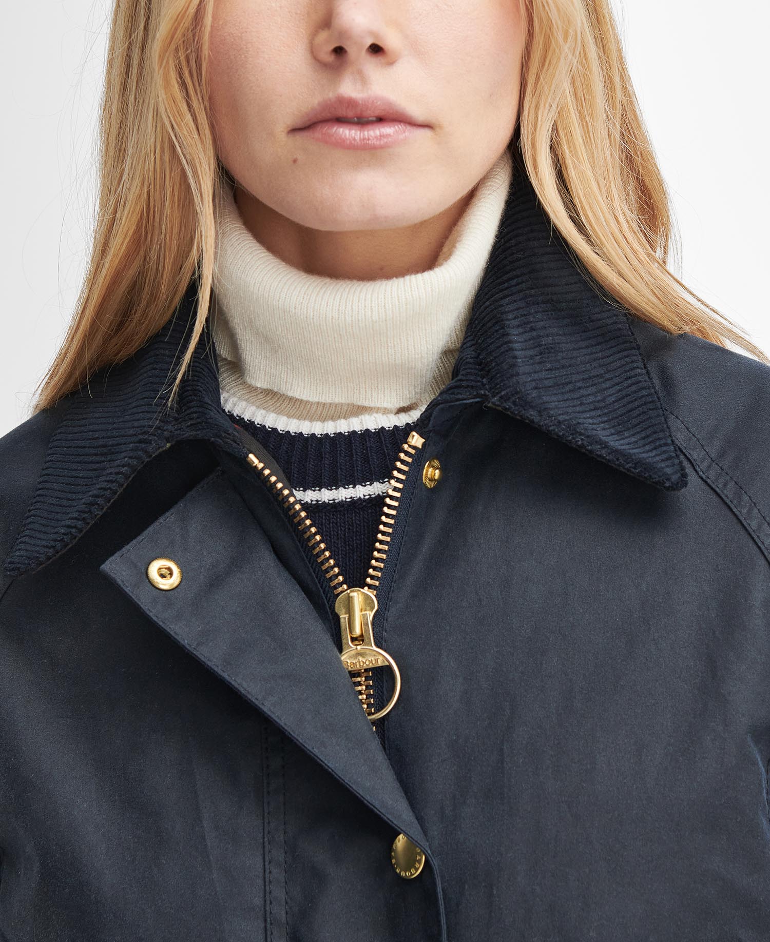 Long Beadnell Waxed Jacket image number 6