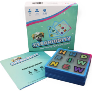 Cleariosity Transparent Card Word Game