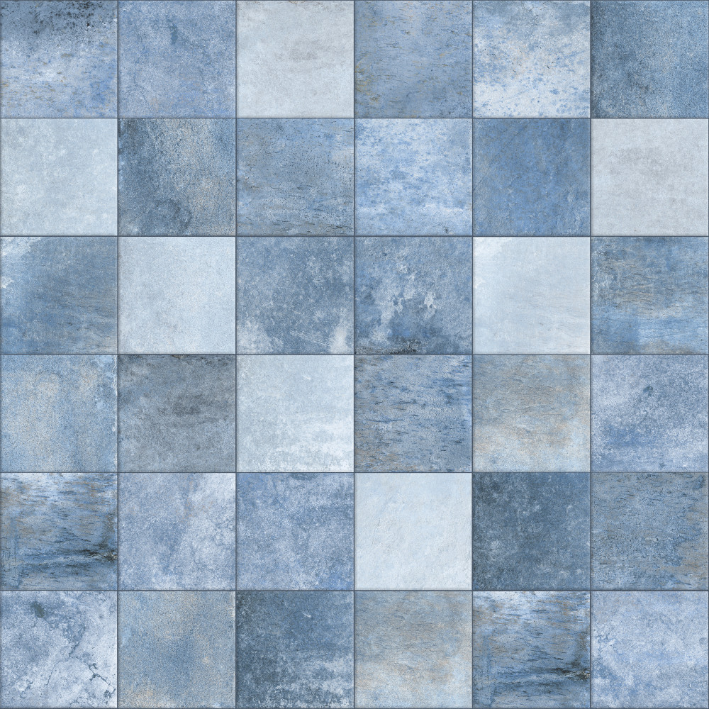 Nusa Sapphire 9-3/4 in. x 9-3/4 in. Porcelain Floor and Wall Tile