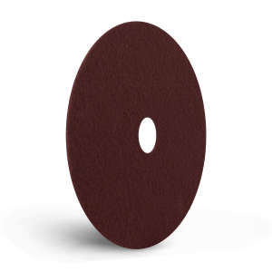 Hillyard, Trident Maroon X Heavy Duty Restoration Round Floor Pad, 15", Maroon