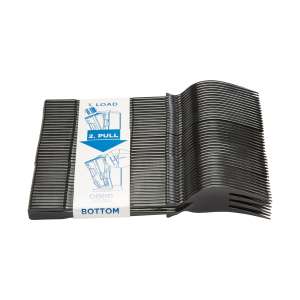 Dixie, Ultra Smartstock Series-T, Polystyrene Fork Refill, Black