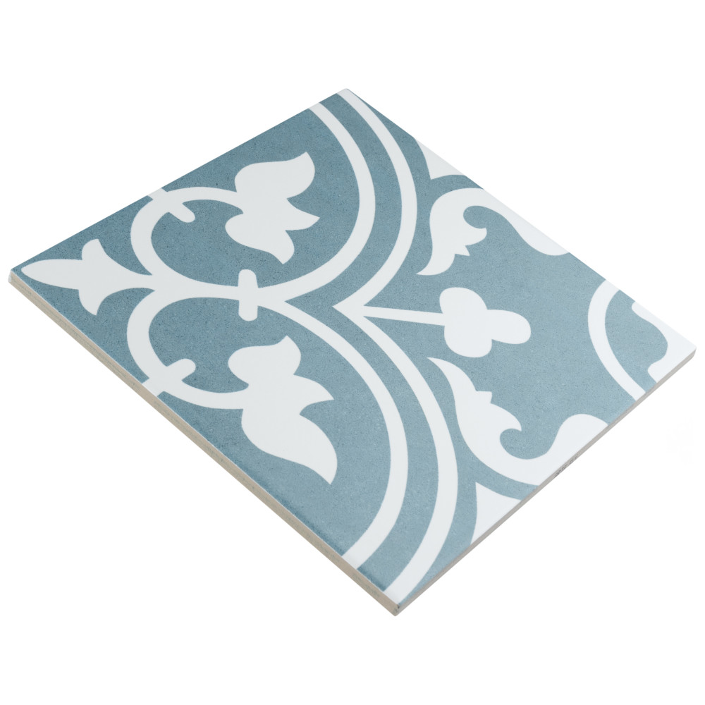 Arte Sky 9-3/4 in. x 9-3/4 in. Porcelain Floor and Wall Tile