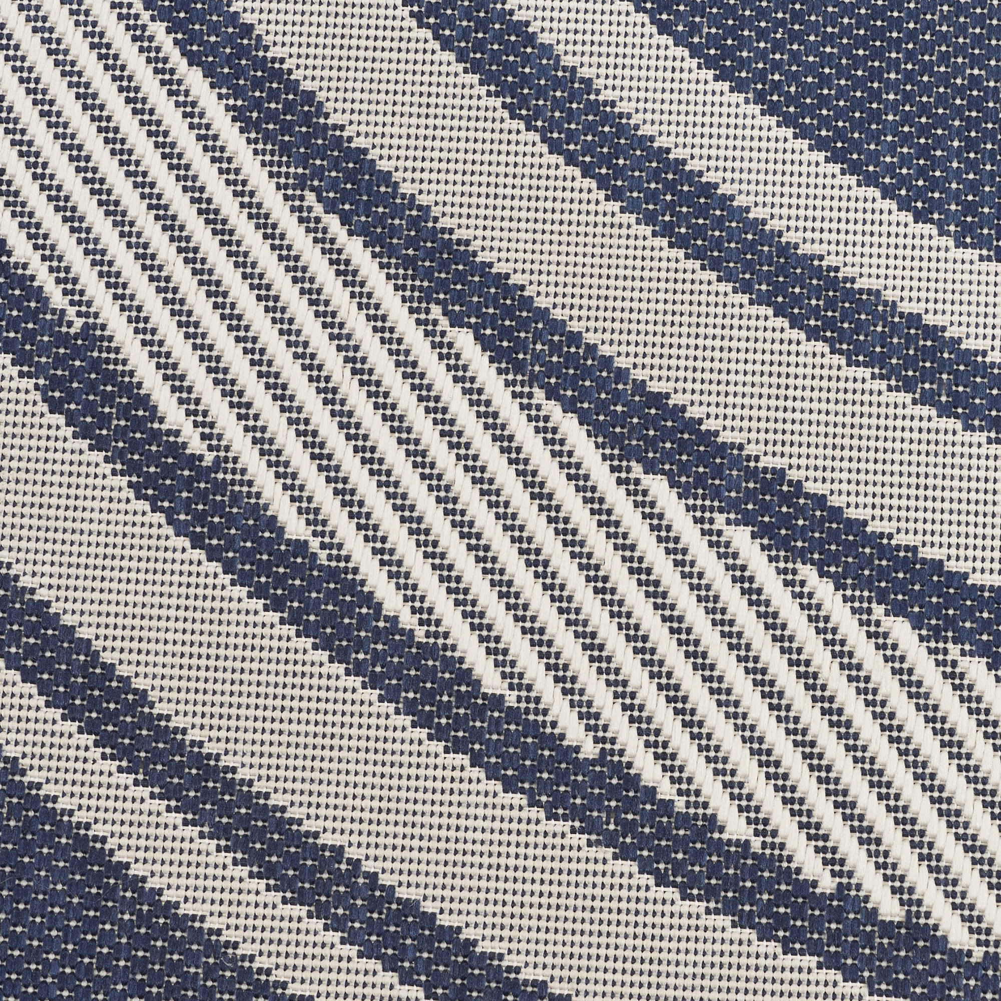 Nourison Horizon Indoor/Outdoor 8' x Round Navy Modern Rug