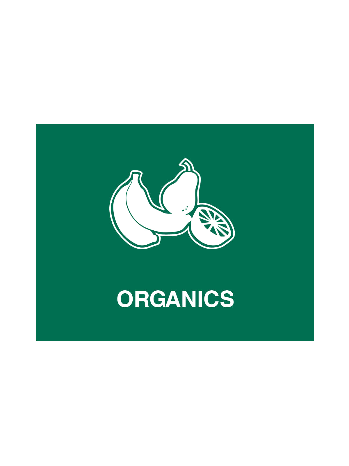 VISION – Sign – Organics – Green