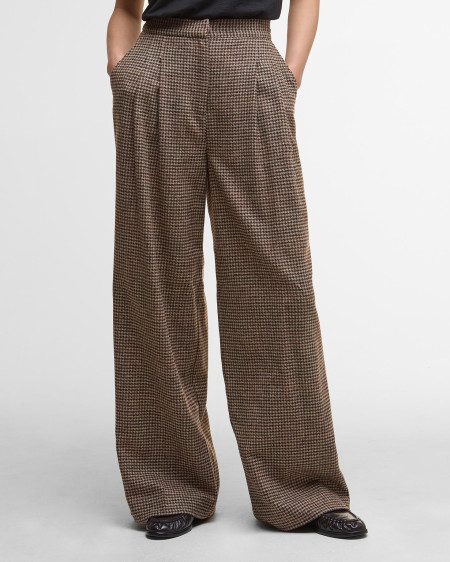 Pantaloni in lana Sophia dalla vestibilità leggermente aderente